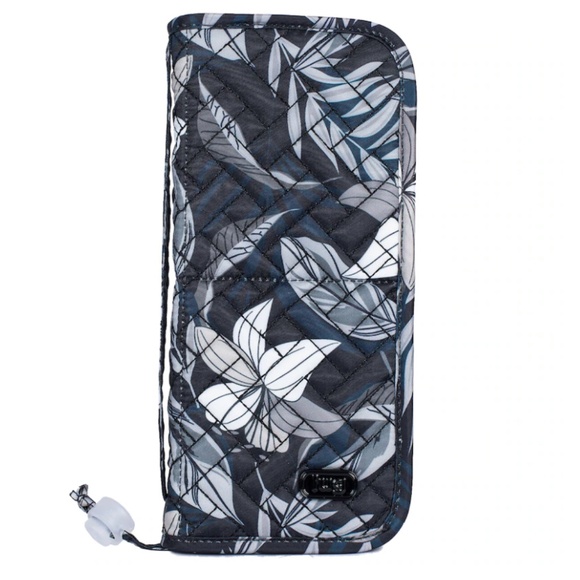 💐Lug Sleeper Brush Holder Cosmetics Case in Lily Black - Picture 2 of 8